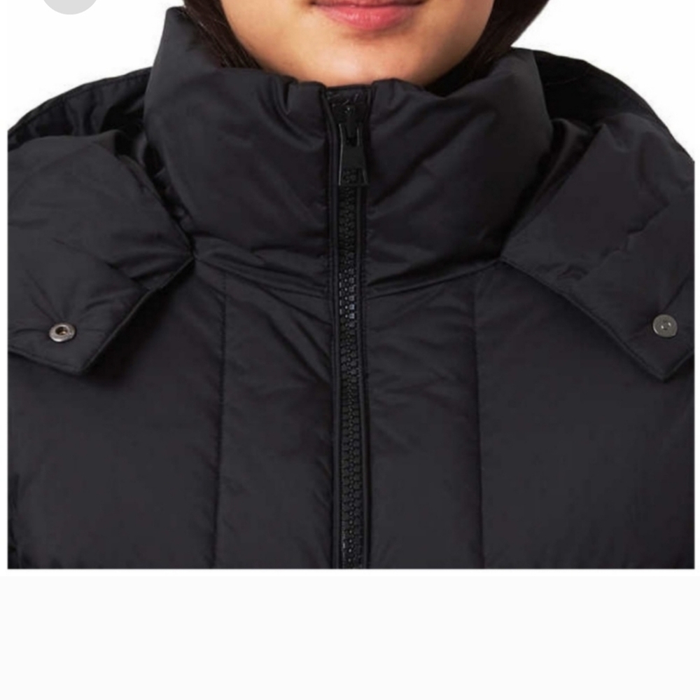 Mondetta Ladies Square Quilted Down Parka ~ BLACK - Picture 2 of 9